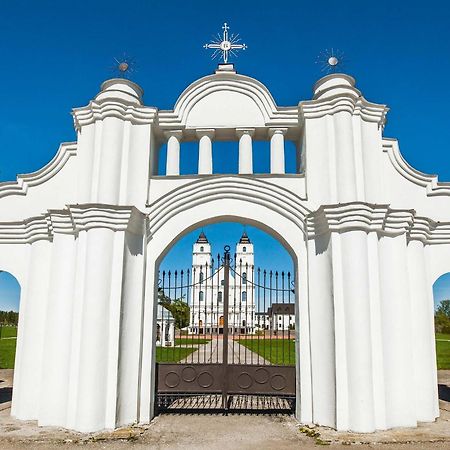 Idilliska Latgaliesu Lauku Maja Ar Melno Pirti Villa Aglona Kültér fotó